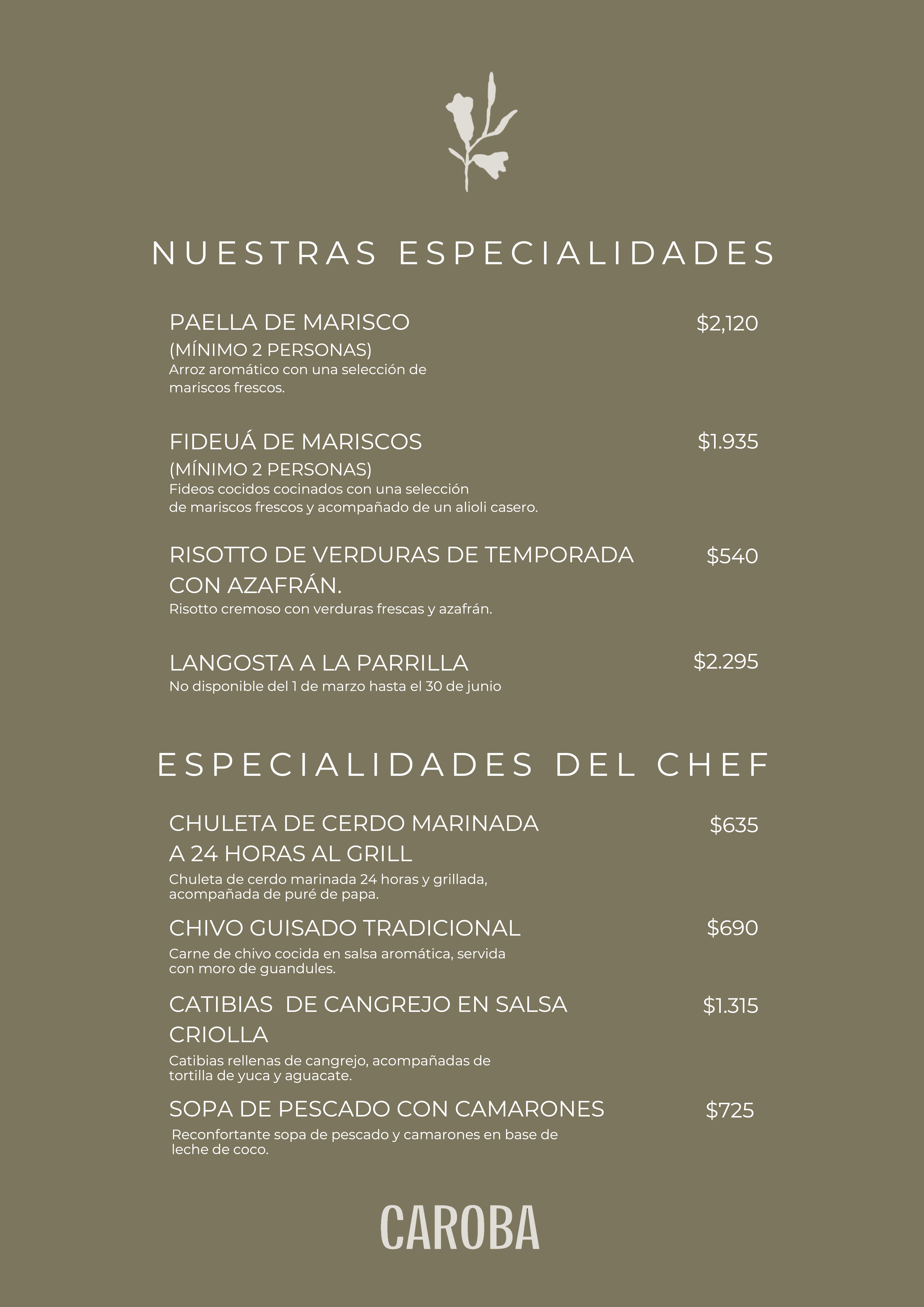 Specialties